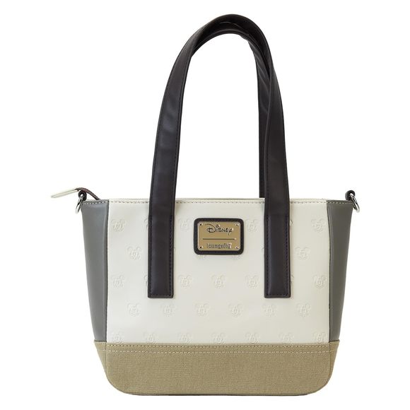 Disney Mickey And Friends Faux Leather And Canvas Mini Tote Bag -_- - Picture 1 of 7